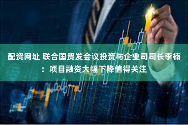 配资网址 联合国贸发会议投资与企业司司长李楠：项目融资大幅下降值得关注